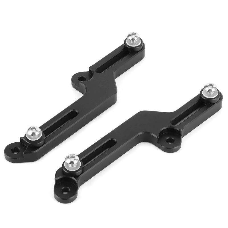 Motorcycle Windshield Adjusters Kit: CNC 6061 T6 Aluminum, Infinitely 12-52mm Height Adjustable, Anti-Corrosion - Noise Reducing Windscreen Risers for Honda CB500X 2017-2020 Adventure & Touring Bikes - Image 4
