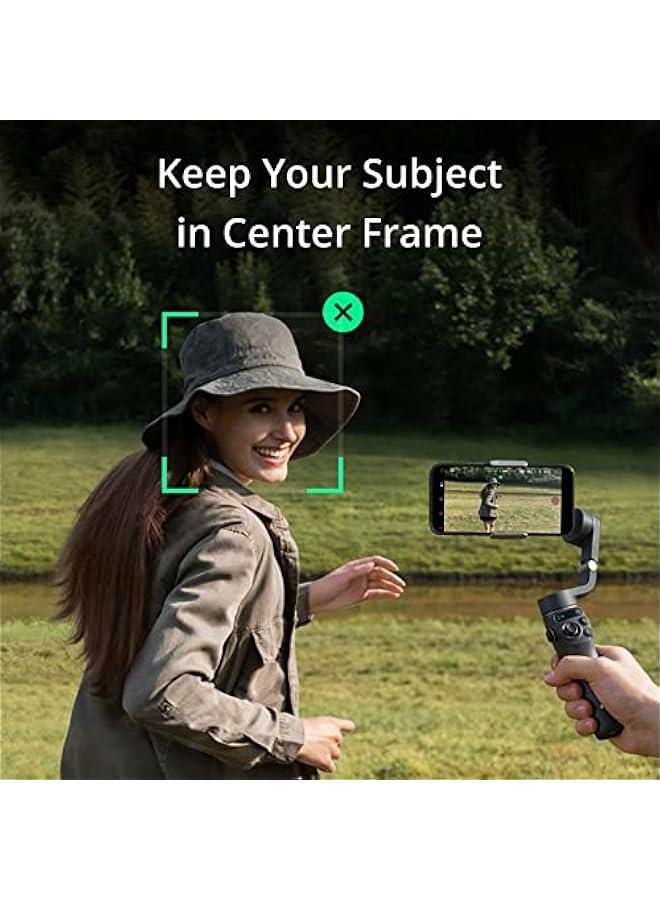 Arabest DJI Osmo Mobile 6 Smartphone Stabilizer: 3-Axis Gimbal with Extension Rod and Object Tracking. Portable Vlogging Stabilizer in Slate Gray.  - Image 4