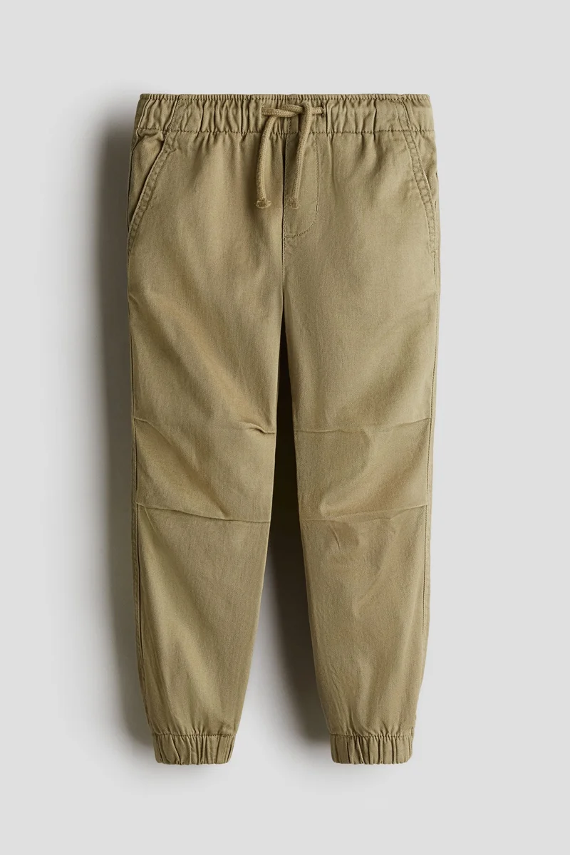 اتش اند ام Twill joggers