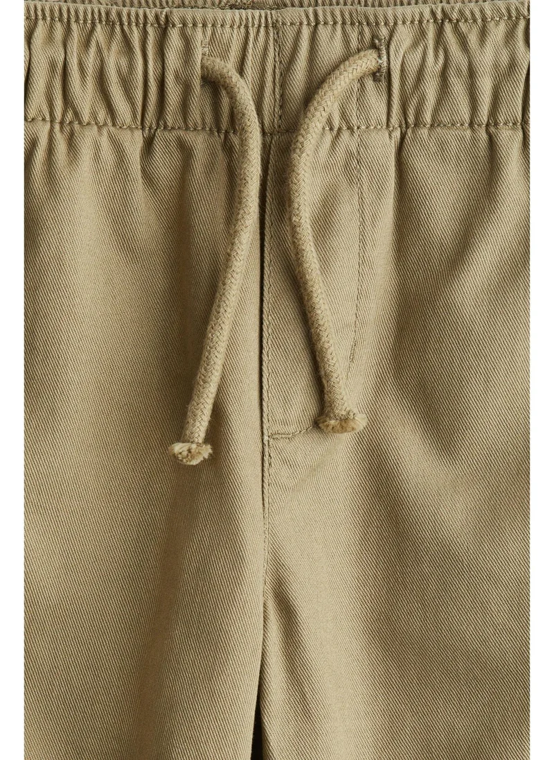 اتش اند ام Twill joggers
