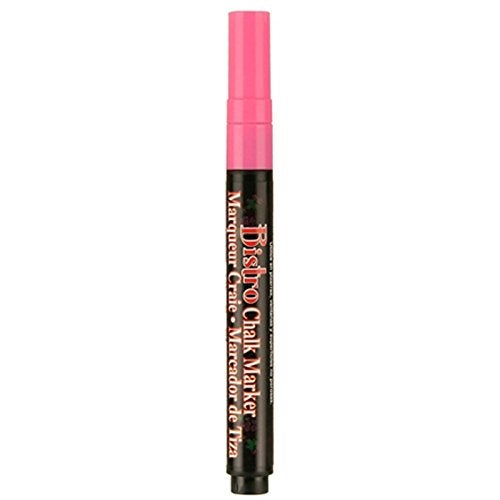 Marvy Uchida UCHIDA 480-C-F9 Marvy Broad Point Tip Fluorescent Bistro Chalk Marker, Pink, 7.25 x 2 x 0.5 - Image 1