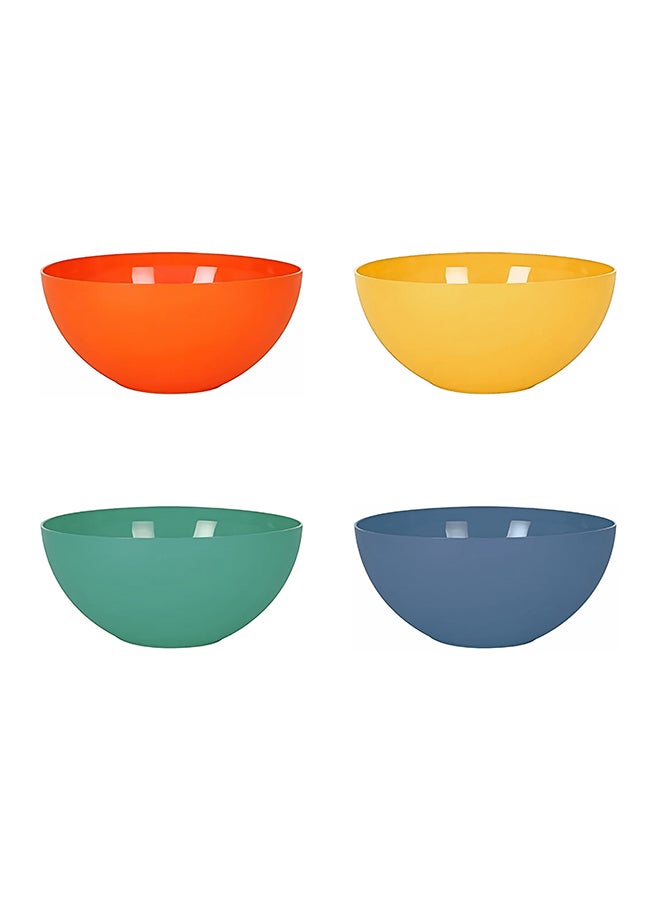 Feelings Feelings Plastic Salad Bowl  4Pcs Set (17Cm) | Sturdy & Reusable  - Image 1