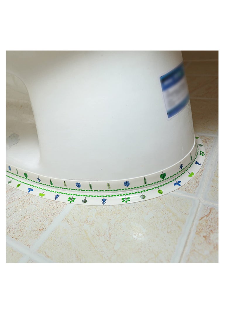 Suntown 2 Rolls Sealing Tape Caulk Tape 20 ft, Bathtub Caulk Strip 38mm, Waterproof Silicone Sealant for Bathroom, Baths & Showers Sealing Strip (printing) - Image 4