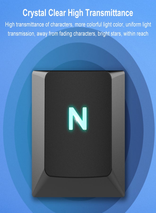 BAJEAL Mechanical Keyboard 61-key Gaming Keyboard High-quality Blue Switches Durable and Compact Design Various RGB Backlit Ergonomic Design for Windows Mac OS Linux and More - Image 3