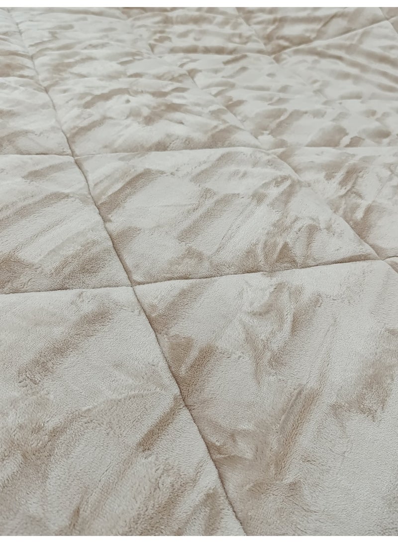 Ocra Blanket Duvet set Beige 3 pieces - Image 2