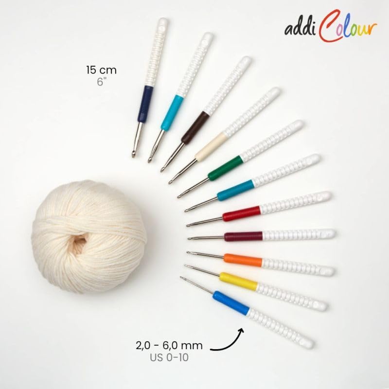 Addi Colour Crochet Hook 5.00mm - Image 2