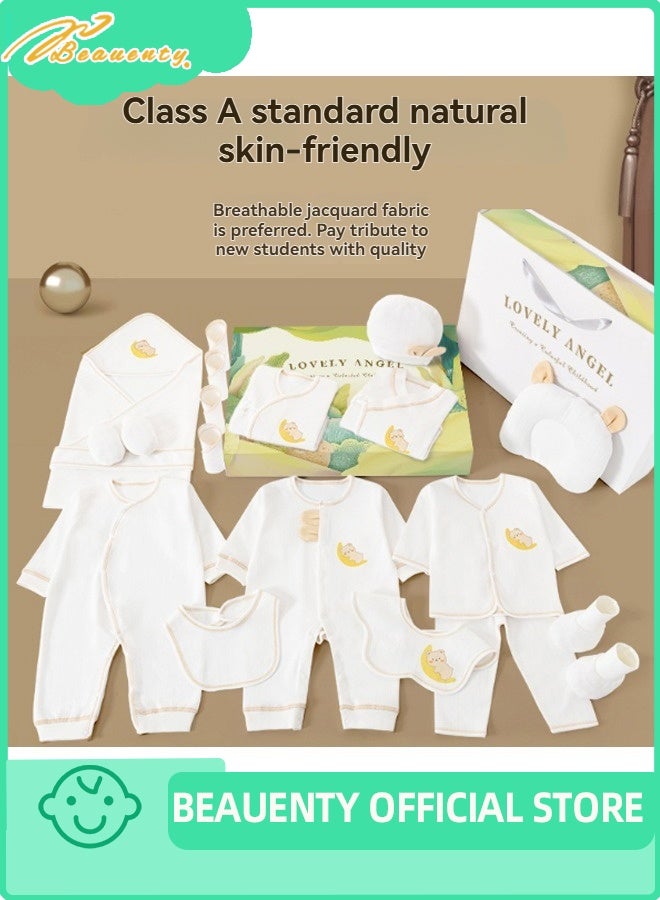 بيوينتي 25PCS مجموعة هدايا الأطفال حديثي الولادة ، مجموعة هدايا Layette حديثي الولادة ، مجموعة ملحقات ملابس الأطفال للأولاد والبنات ، القطن الممتاز. - Image 3