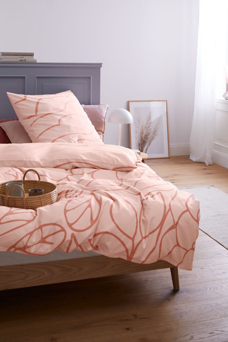 Tchibo Single Floral Print Duvet Set 160 x 210 cm, Multicolor  - Image 1