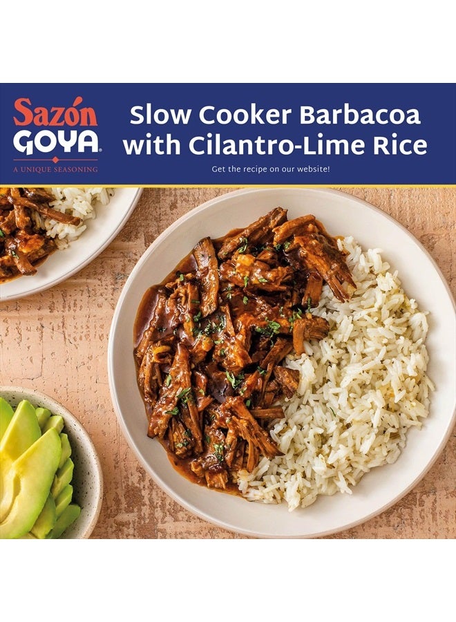 Goya Sazón with Cilantro and Tomato by Goya, Latin Spice Blend for Poultry, Seafood, Meat and Vegetables, All Purpose Mexican Seasoning 1.41oz Carton - Image 4