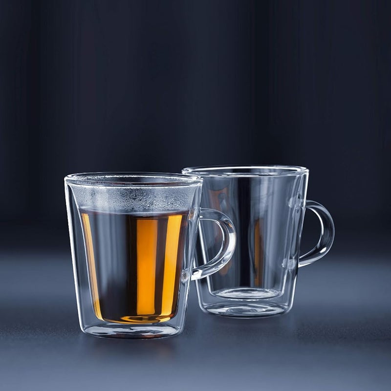 Bodum canteen double wall mug, clear, 0.20 litre, bd-10325-10, 2 pieces - Image 2