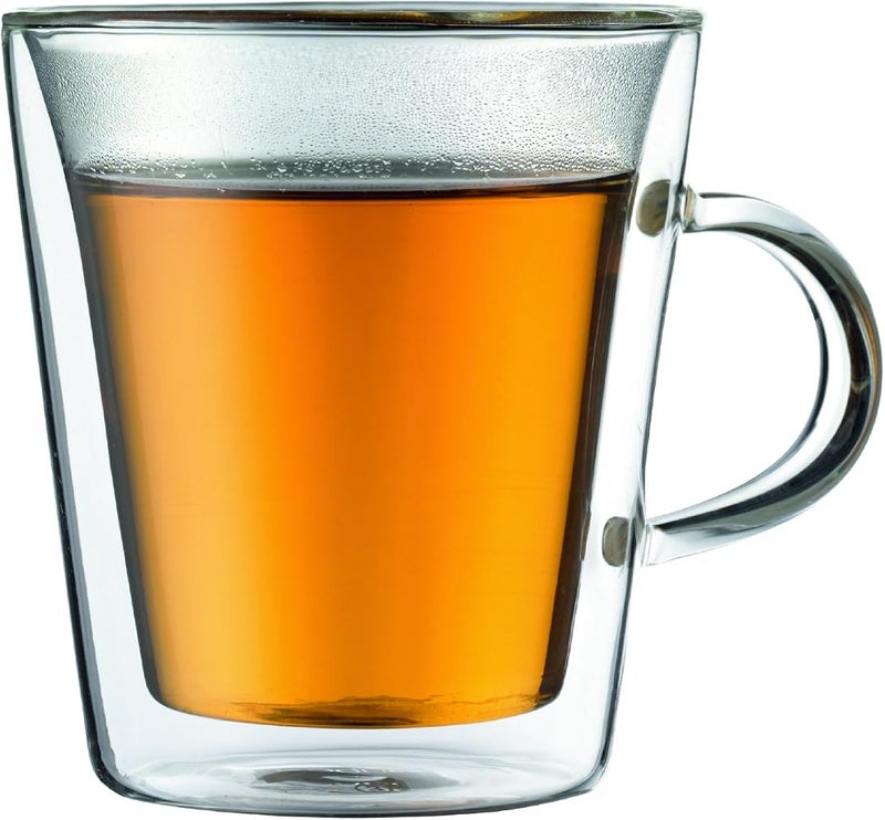 Bodum canteen double wall mug, clear, 0.20 litre, bd-10325-10, 2 pieces - Image 3