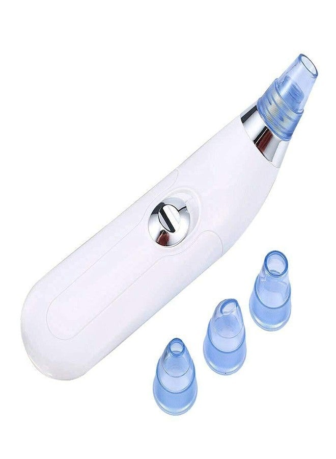 Eloxee 4-in-1 Blackhead Remover Vacuum – Electric Pore Cleaner with Adjustable Suction & Interchangeable Heads - Facial Device for Men & Women (Blue) (POWER CELL (AA) BATTERY INCLUDED) - Image 1