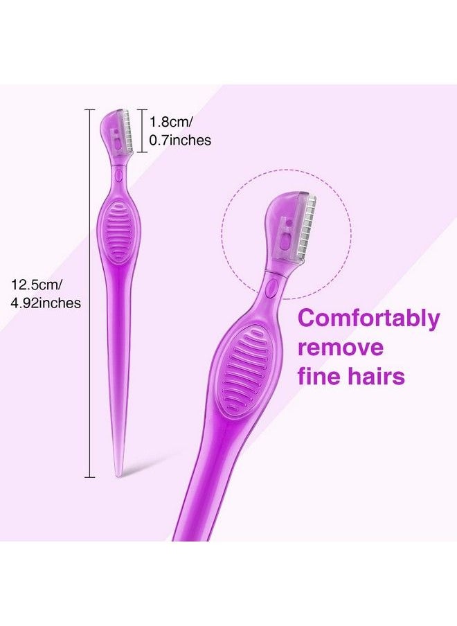 Mudder - 24 Pieces Eyebrow Razor Mini Portable Eyebrow Shaver Multipurpose Face Razors Stainless Steel Makeup Face Care Tools With Precision Cover For Women Men Face Hair Removers - Image 1