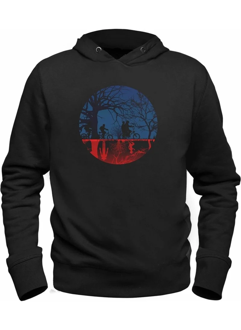 Alfa Tshirt Alpha Tshirt Stranger Things Hooded Kids Sweatshirt