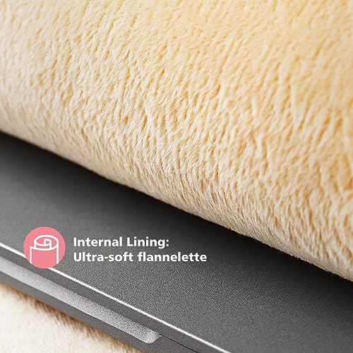 KIZUNA Laptop Sleeve Case 14 Inch Computer Carrying Handbag for 15" MacBook air M2 2023/Lenovo Flex 14/IdeaPad Flex 5/15.4 MacBook Pro/HP EliteBook 840 G5/HP Pro 14 G3/Dell Latitude/Surface,Pink - Image 4