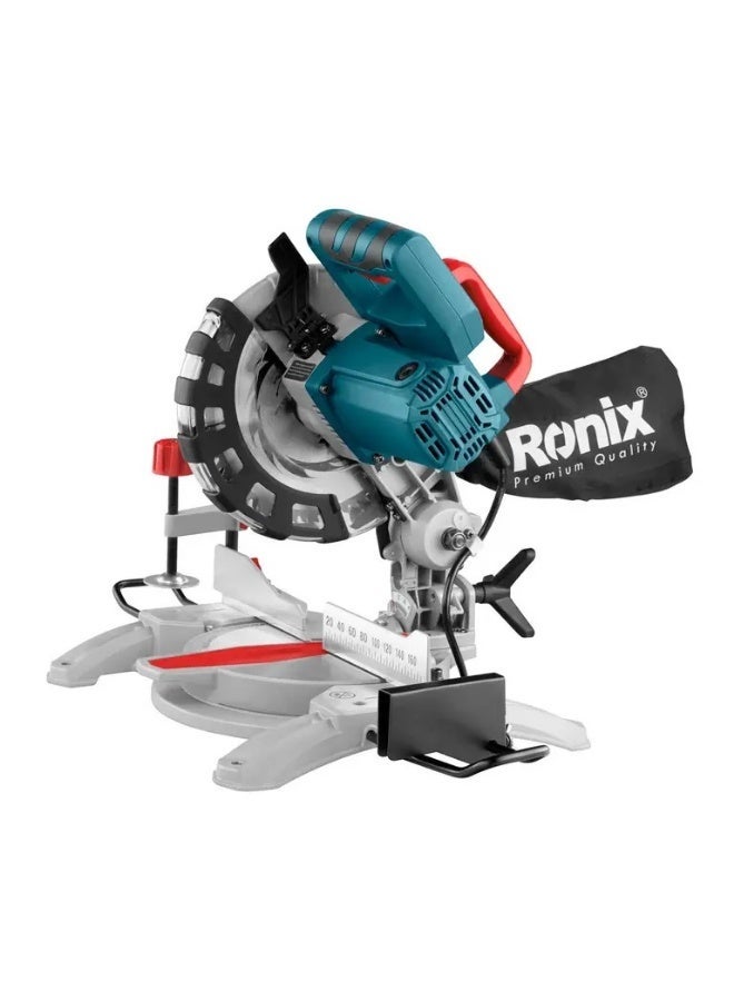 RONIX 1450W Compound Miter Saw 210mm Blade 5000 RPM, 60x120mm Capacity 9-Stop Miter, Bevel/Table Cuts, Adjustable Extensions, German Engineered #Ronix 5100 - Image 2