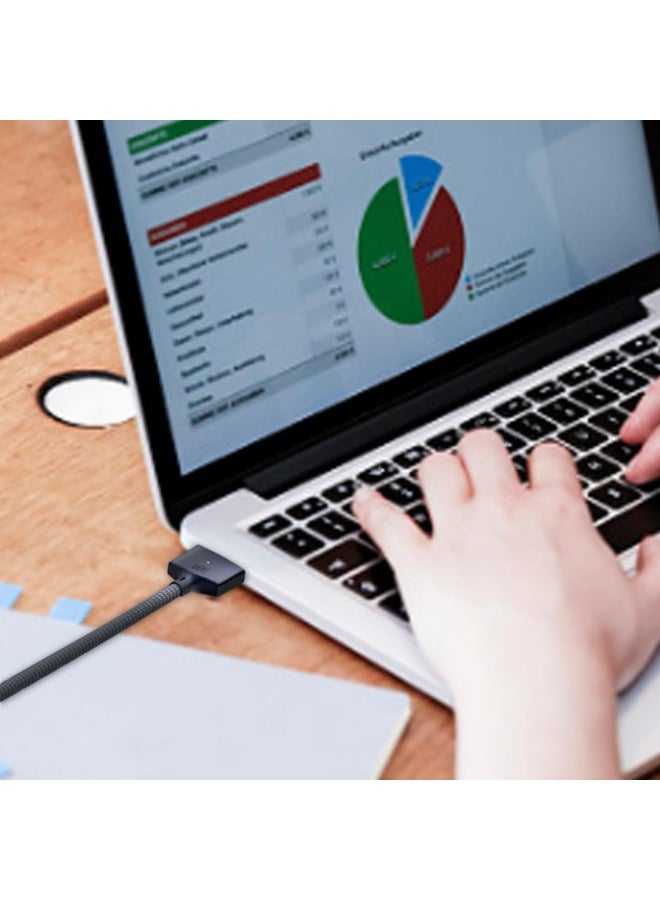 Peachjoy 140W USB-C Magnetic 3 Cable Fit for MacBook Charger, Nylon Braided 6FT Fit for MacBook Air 2023/2022(M2), MacBook Pro 2023 (M3,M2,14-16 inch), MacBook Pro Charger Cord - Image 5