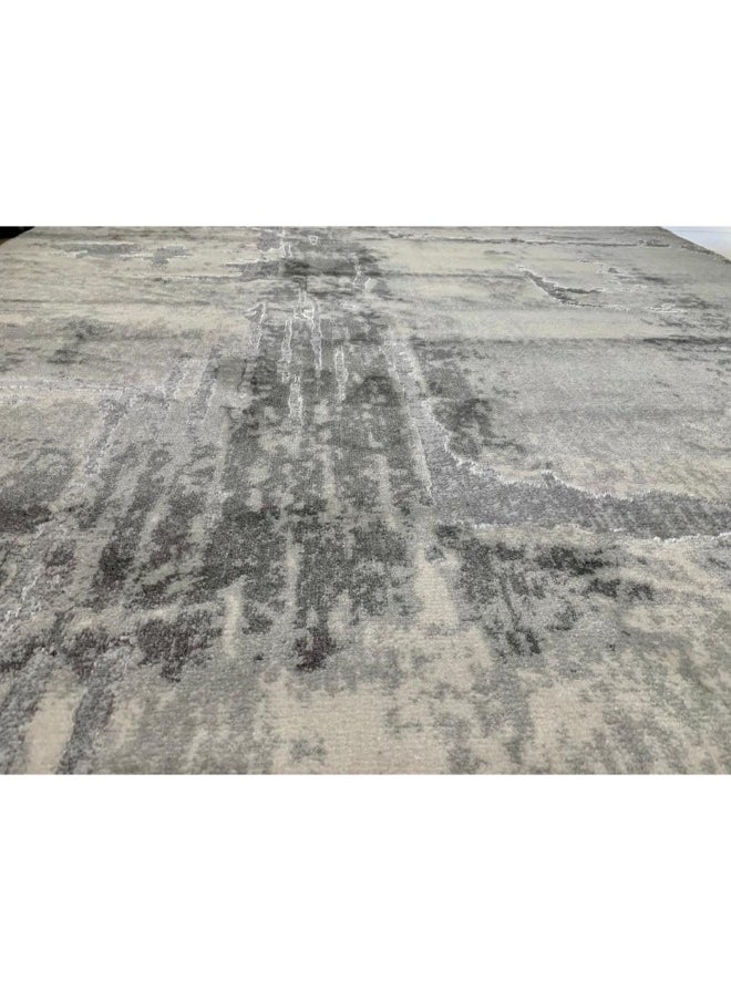 HANDPICKED FURNITURE Handpicked Furniture Abstract Grey Rug, Ultra Soft Area Carpets For Bed Room, Living Room, And Dining Room, Antislip Floor Carpets, Easy To Clean, Made In Turkey, Rectangle  - Image 2