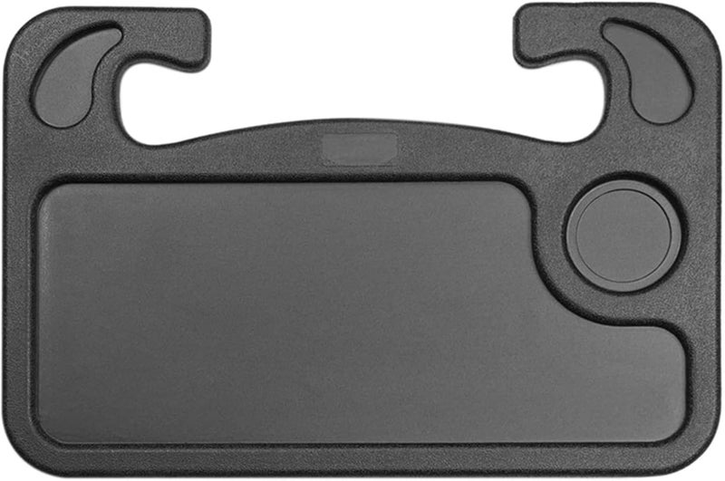 SCIENISH Portable Car Steering Wheel Desk, Laptop, Tablet, iPad Or Notebook Car Travel Table, Food Eating Hook On Steering Wheel Tray, for Constant Travelers, Fits Most Vehicles Steering Wheels - Image 1
