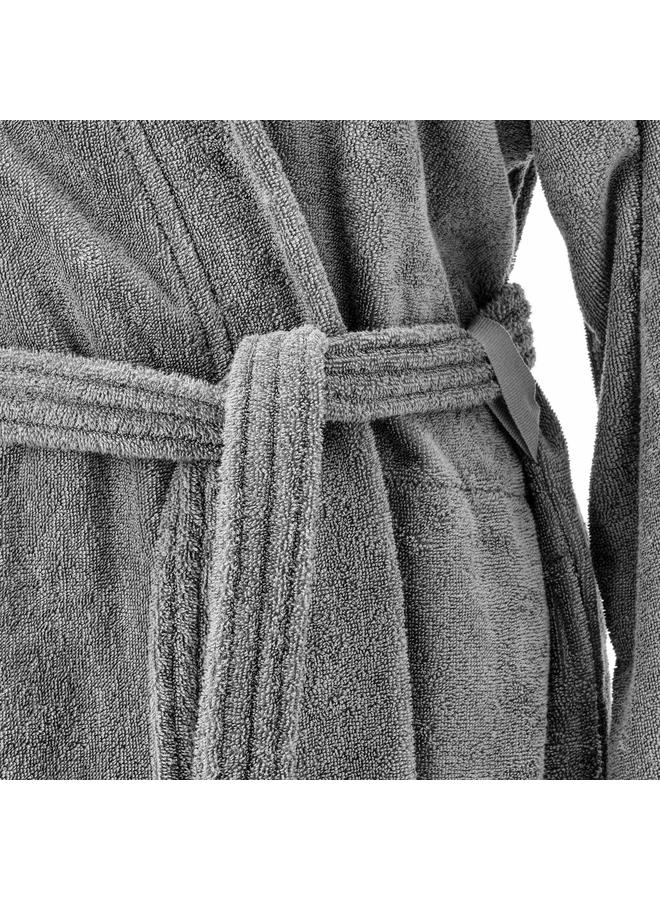 erorex Bath robe, grey, L/XL - Image 3