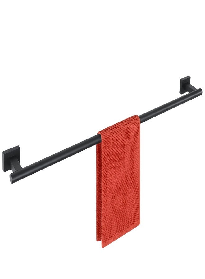 Alise Bath Towel Bars 32 Inch,Towel Hanger Towel Racks for Bathroom Lavatory,SUS304 Stainless Steel Towel Holder Wall Mount Single Towel Rail,Matte Black,GDL4080F-B - Image 1