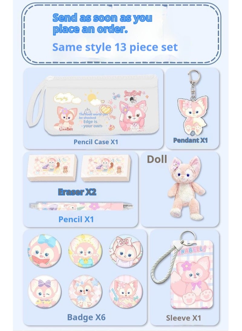 general 14-Piece Cartoon Lina Bell Backpack Set - Image 2