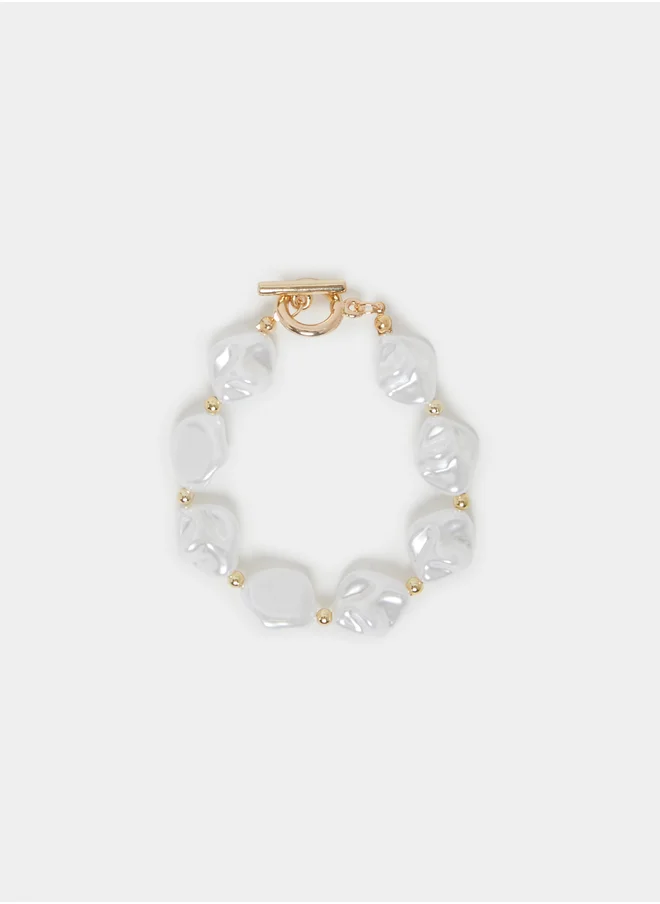 ستايلي Pearl Beaded Bracelets
