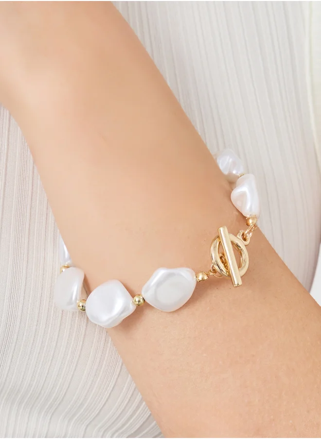 ستايلي Pearl Beaded Bracelets