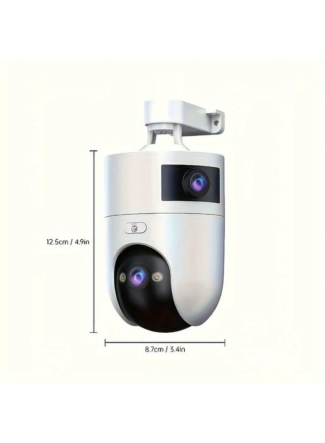W8008 5G Wi Fi Full HD Dual Lens Home Security Camera 360 Auto Tracking Color Night Vision - Image 2