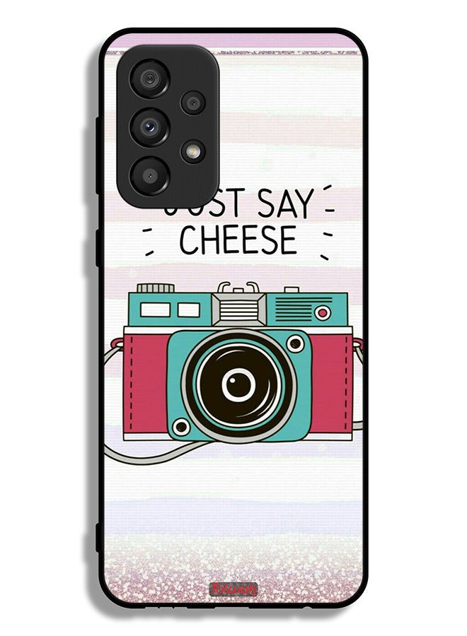 Tolwak Samsung Galaxy A33 5G Protective Case Cover Just Say Cheese - Image 1