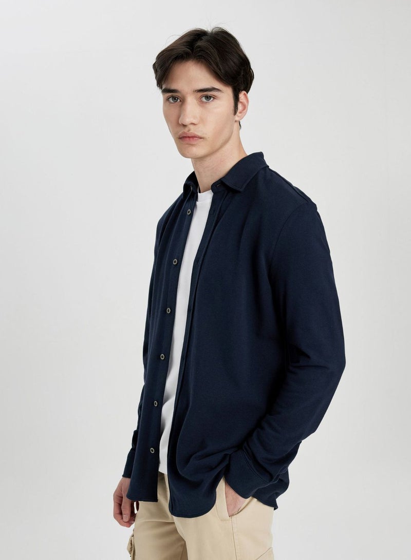 DeFacto Man Regular Fit Long Sleeve Shirt  - Image 3