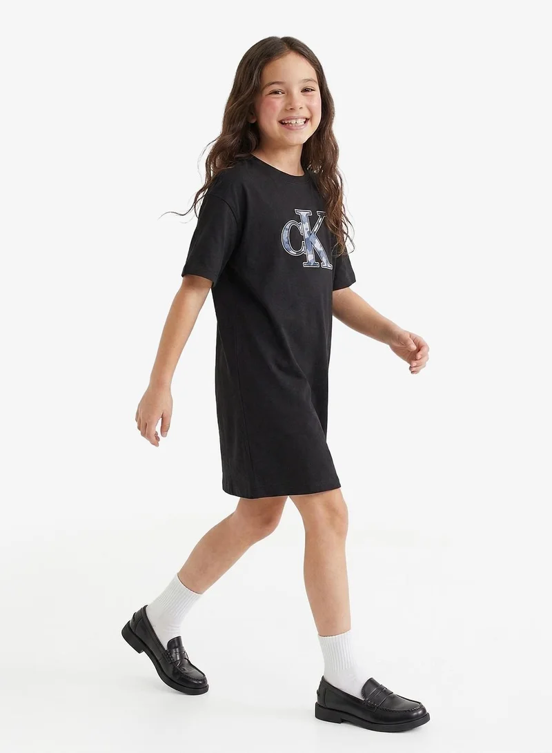 Kids Logo Placement T-Shirt Dress