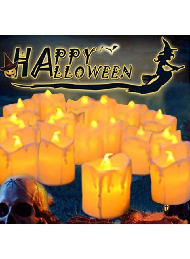 Pack of 12 LED Flameless Votive Candles - Image 2