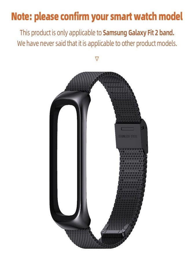 MIJOBS Strap Compatible with Samsung Galaxy Fit 2 SM-R220 Bands for Women Men, Sport Straps Replacement Wristband Accessories for Samsung Galaxy Fit2 - Image 2