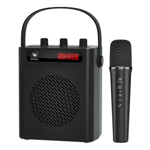 W WINBRIDGE WinBridge Voice Amplifier with Wireless Microphone & Speaker - Portable Mini Bluetooth PA System with Handheld Mic, 30W Rechargeable Megaphone for Teachers, Speech & Outdoor Events S93 Pro - Image 1