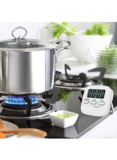SCILLA SCILLA Digital Kitchen Timer Magnetic Countdown Cooking Kitchen Timer with Louder Alarm and Big Digit Back Stand Hanging Hole for Cooking Study Beauty Shower Oven etc Multicolor  - Image 4