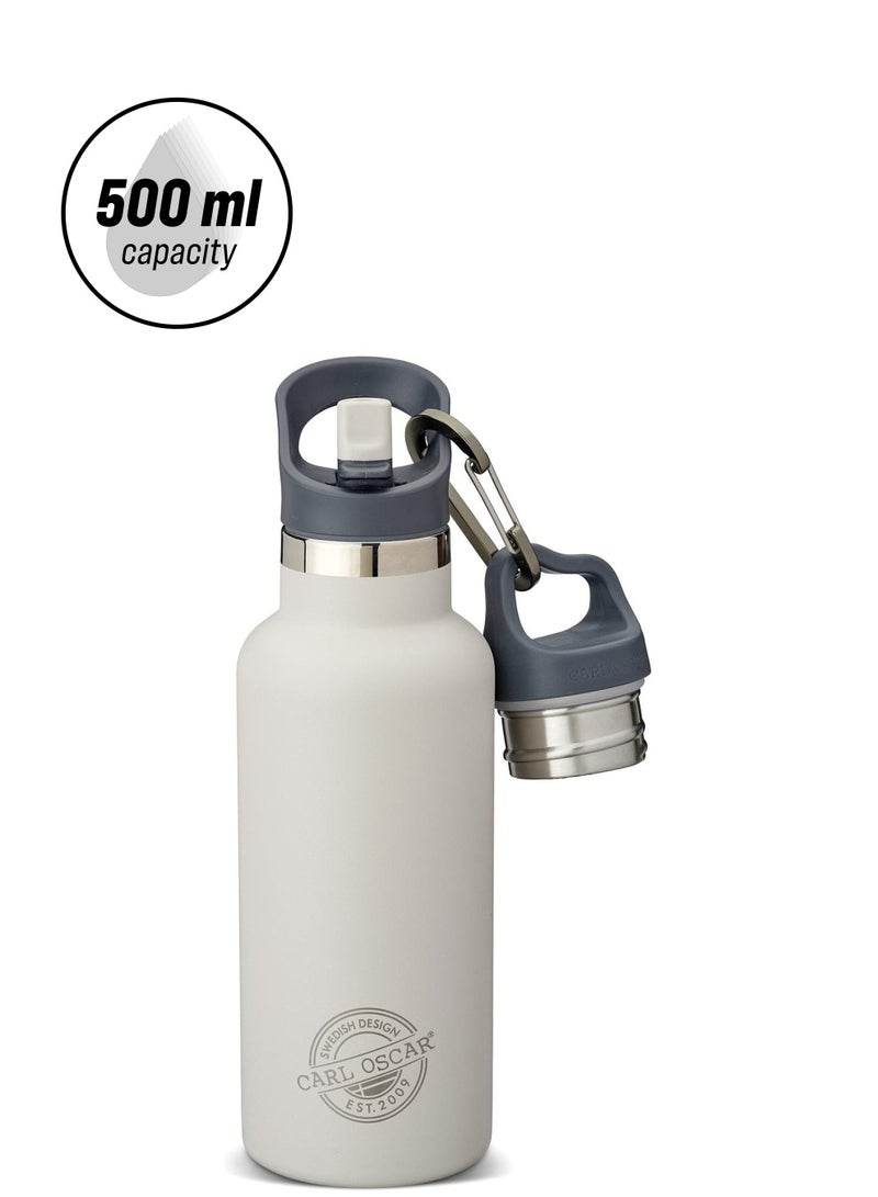 Carl Oscar Sweden Tempflask™ 0.5 L - Grey - Image 1