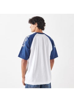 Ecko Unltd. Ecko Graphic Print Crew Neck T-shirt with Raglan Sleeves  - Image 3