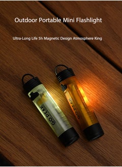 OASIS DESERT Outdoor Flashlight Charging Magnetic Hook Camping Tent Light Led Keychain Flashlight Cap Clip Emergency  - Image 2