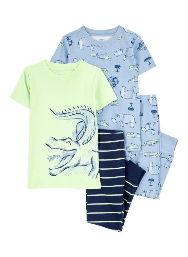 كارترز طقم بيجامات مطبوعة للأطفال  قطع