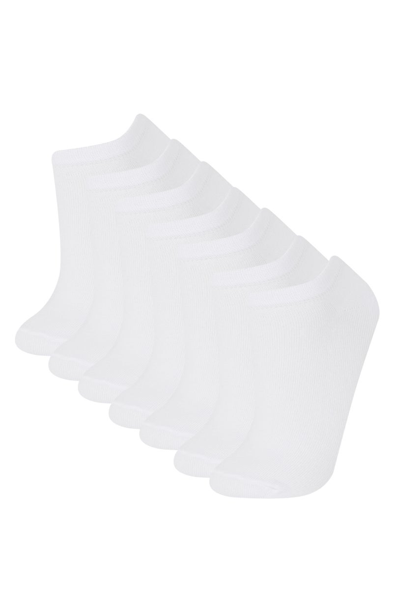 DeFacto White Woman Woman 7 piece Short Socks Casual - Image 1