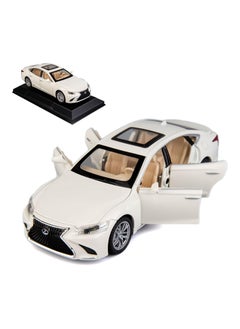 CHE ZHI 1:32 Diecast Metal Pullback Toy Car – Hybrid Toy Car for Boys | White DC Model, Best Gift for Kids  - Image 1
