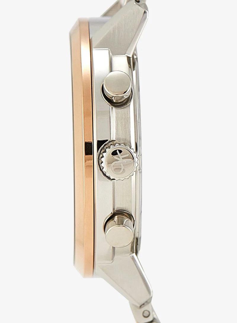 Calvin Klein  Mens Analog Multifunction Quartz Watch Collection With Two-Tone Stainless Steel Bracelet - 25200064 for Men | Best Price UAE