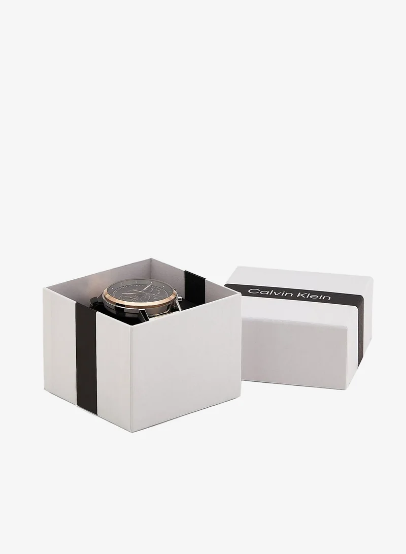 Calvin Klein  Mens Analog Multifunction Quartz Watch Collection With Two-Tone Stainless Steel Bracelet - 25200064 for Men | Best Price UAE