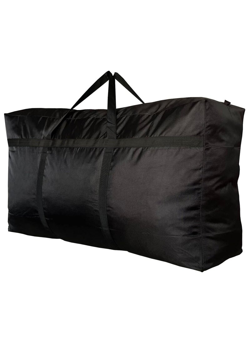 TOMSHOO - Extra Large Storage Duffle Bag for Travel, Black Oversized Giant Big Traveling Duffle Bag - Image 1