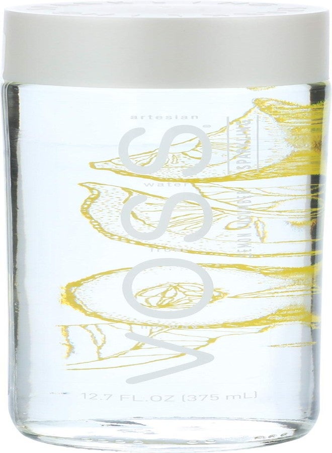 Voss Lemon Cucumber Artesian Sparkling Water, 375 ml - Image 1