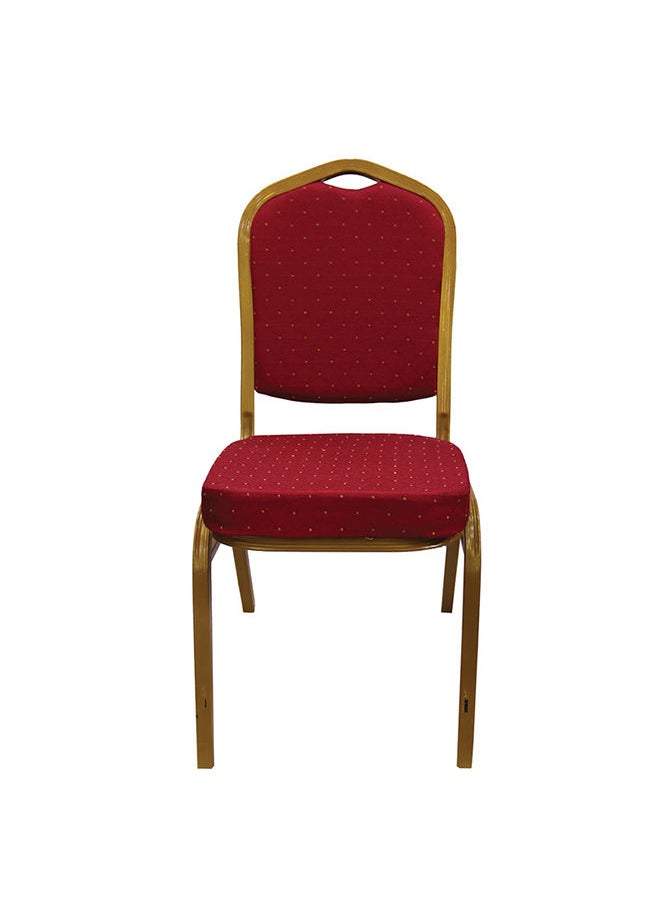 JILPHAR FURNITURE كرسي مأدبة من الفولاذ المقاوم للصدأ من Jilphar Furniture - أحمر JP1382  - Image 3