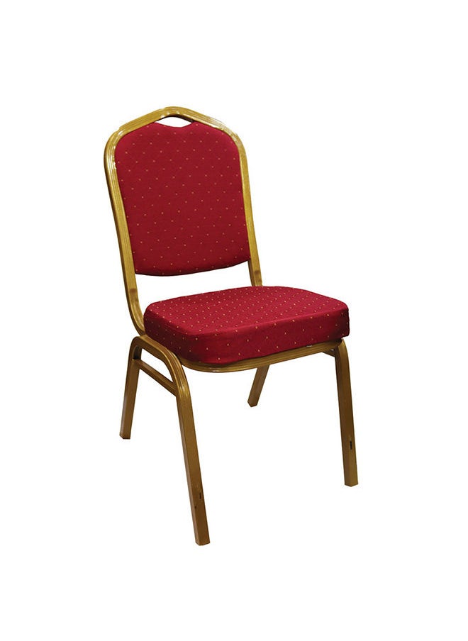 JILPHAR FURNITURE كرسي مأدبة من الفولاذ المقاوم للصدأ من Jilphar Furniture - أحمر JP1382  - Image 2