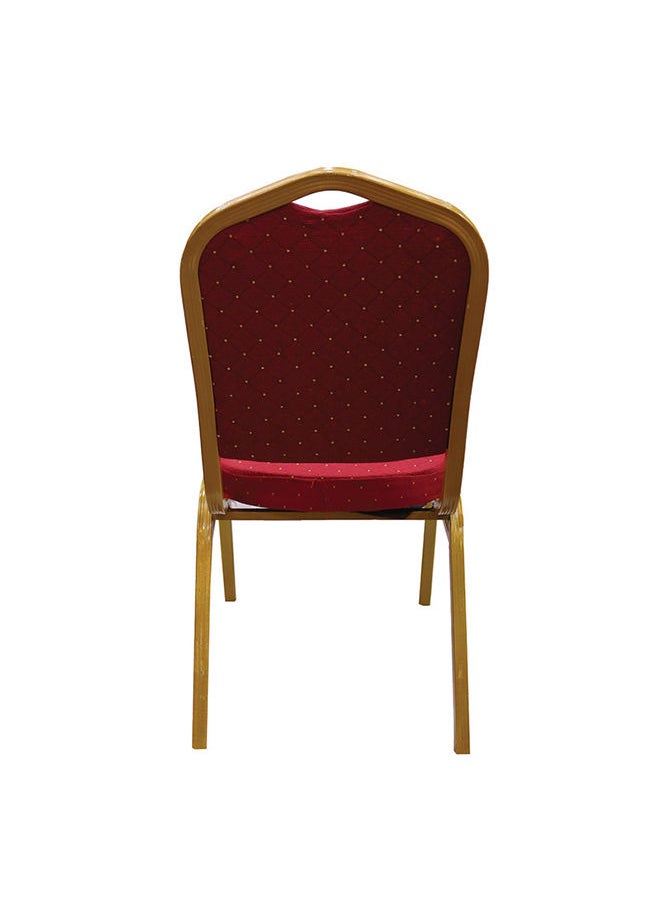 JILPHAR FURNITURE كرسي مأدبة من الفولاذ المقاوم للصدأ من Jilphar Furniture - أحمر JP1382  - Image 4