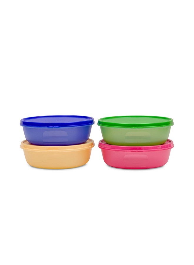 Tupperware Plastic Bowl (1000Ml, Multicolour) -4 Piece - Multicolor - Image 1